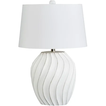 Hidago White Paper Table Lamp