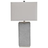 Ashley Lamps - Contemporary Set of 2 Amergin Faux Concrete Table Lamps