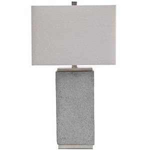 Signature Design by Ashley Lamps - Contemporary Set of 2 Amergin Faux Concrete Table Lamps