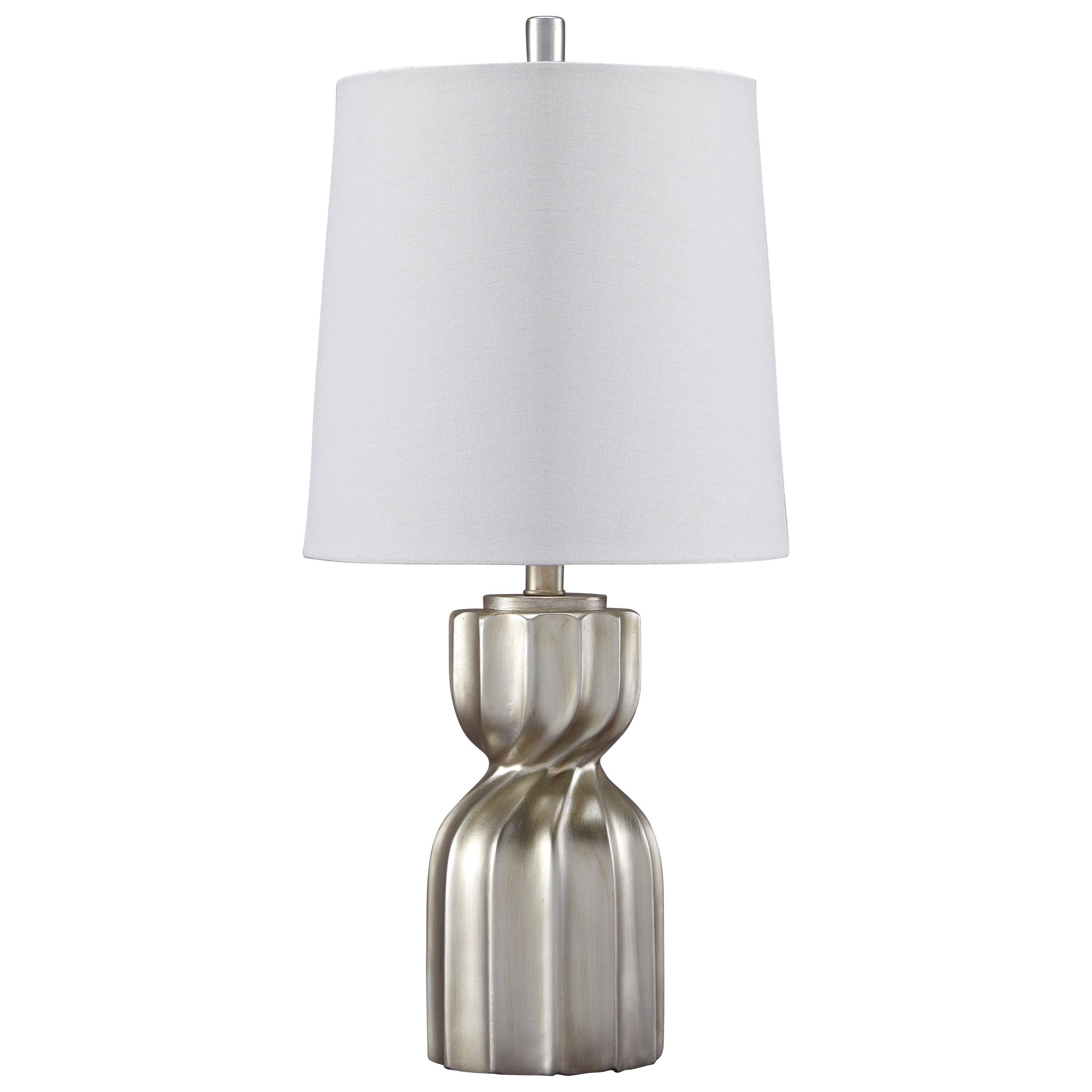 Makalia Champagne Poly Table Lamp
