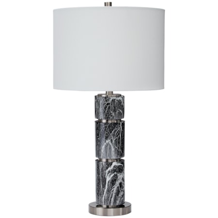Set of 2 Maricela Black/White Table Lamps