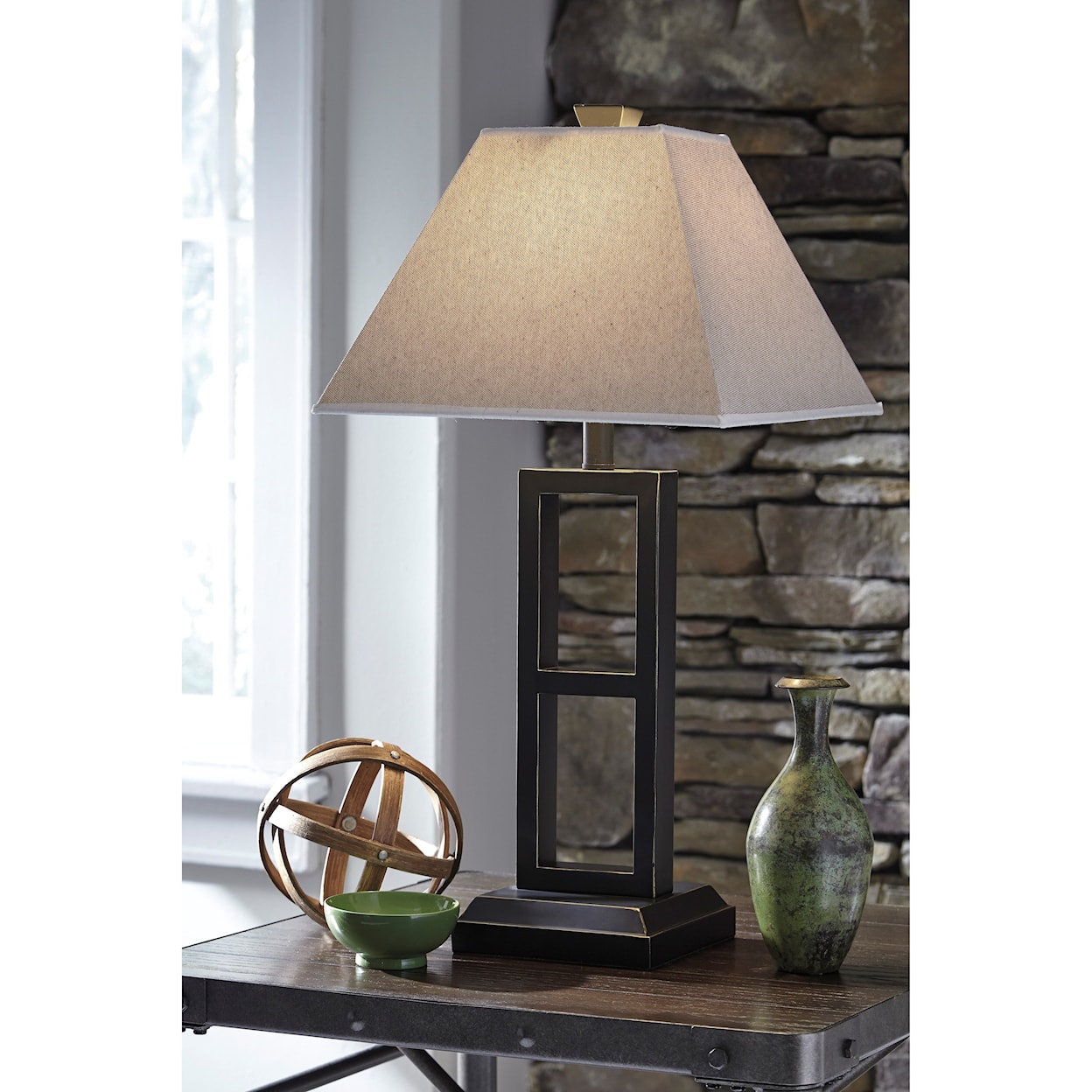 Ashley Furniture Signature Design Lamps - Contemporary Set of 2 Deidra Table Lamps