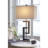 Signature Design Lamps - Contemporary Set of 2 Syler Poly Table Lamps