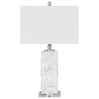 Malise White Alabaster Table Lamp
