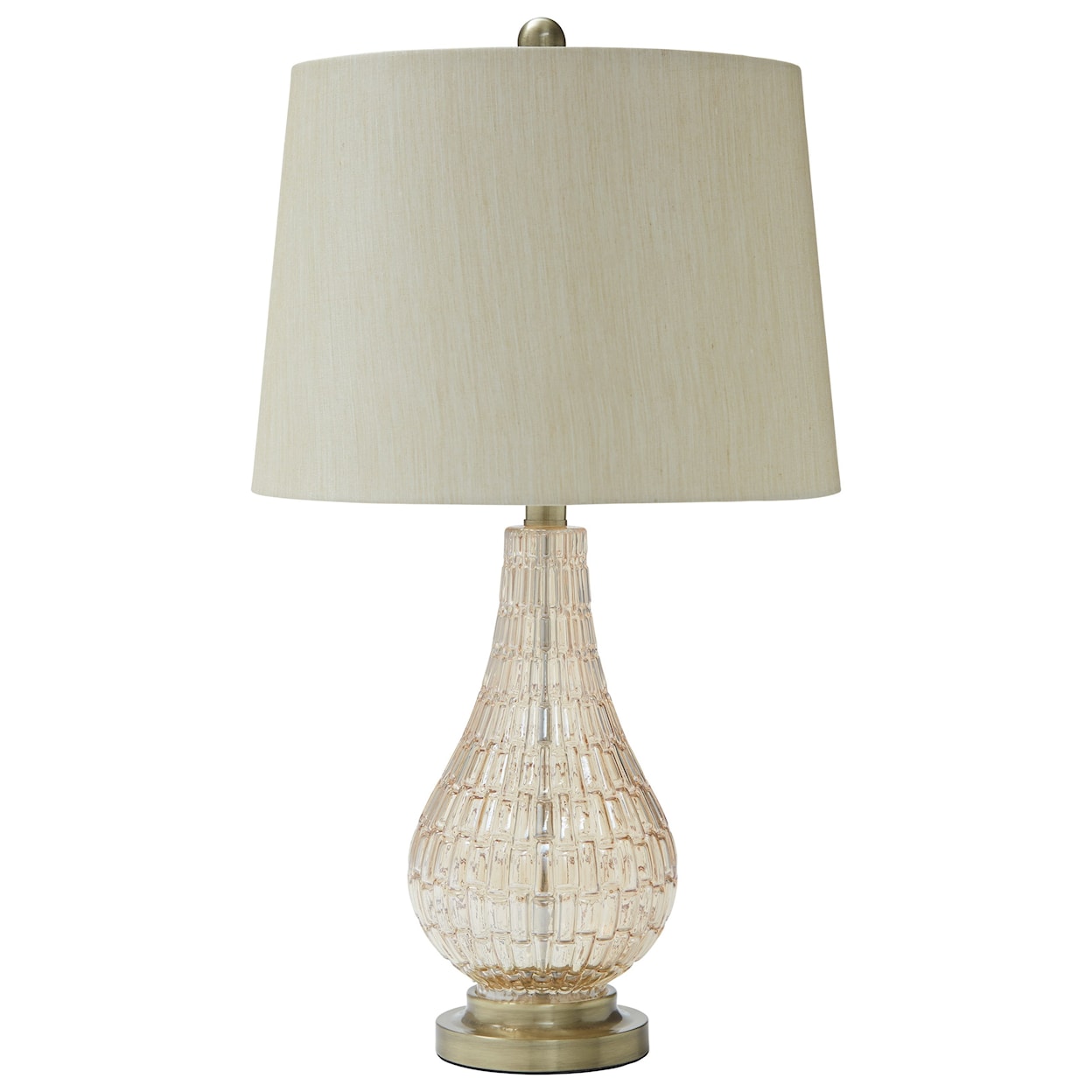 Ashley Signature Design Lamps - Contemporary Latoya Glass Table Lamp