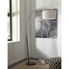 Signature Design by Ashley Lamps - Contemporary Shawny Metal Arc Lamp