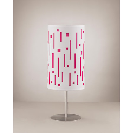 Puji Pink Metal Table Lamp