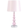 Signature Design by Ashley Lamps - Contemporary Letty Pink Table Lamp