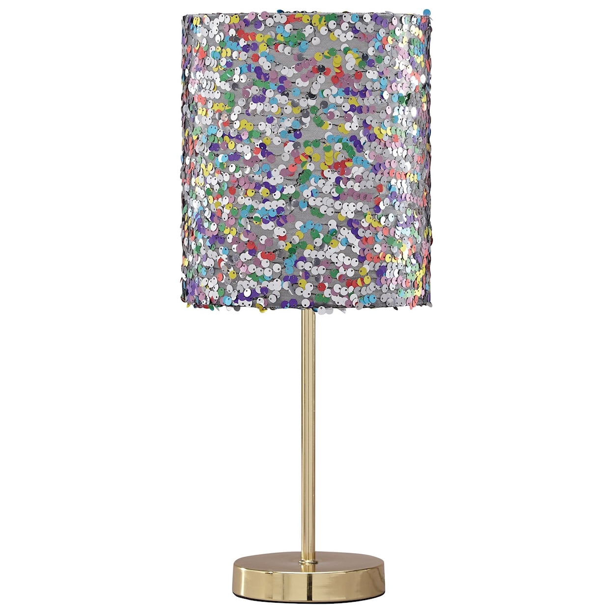 Signature Design by Ashley Lamps - Contemporary Maddy Multi Metal Table Lamp