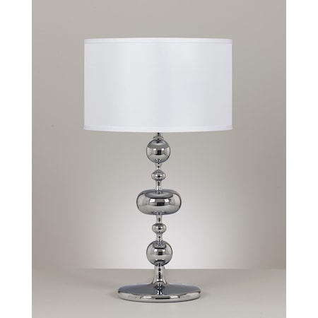 Set of 2 Raschel Metal Table Lamps