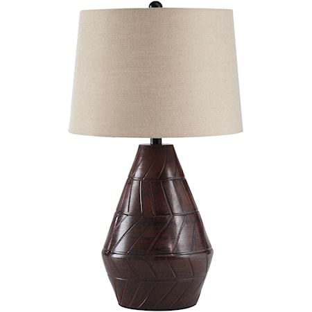 Nelina Reddish Brown Table Lamp