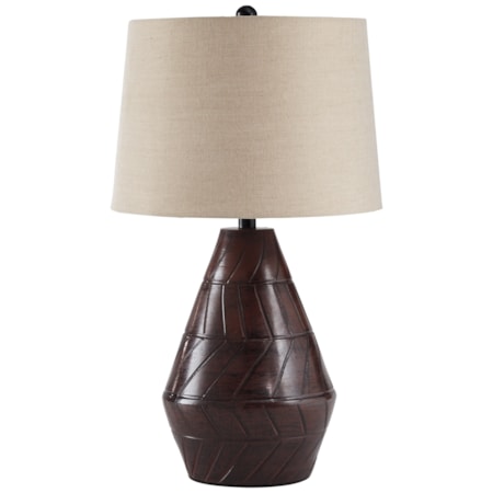 Nelina Reddish Brown Table Lamp