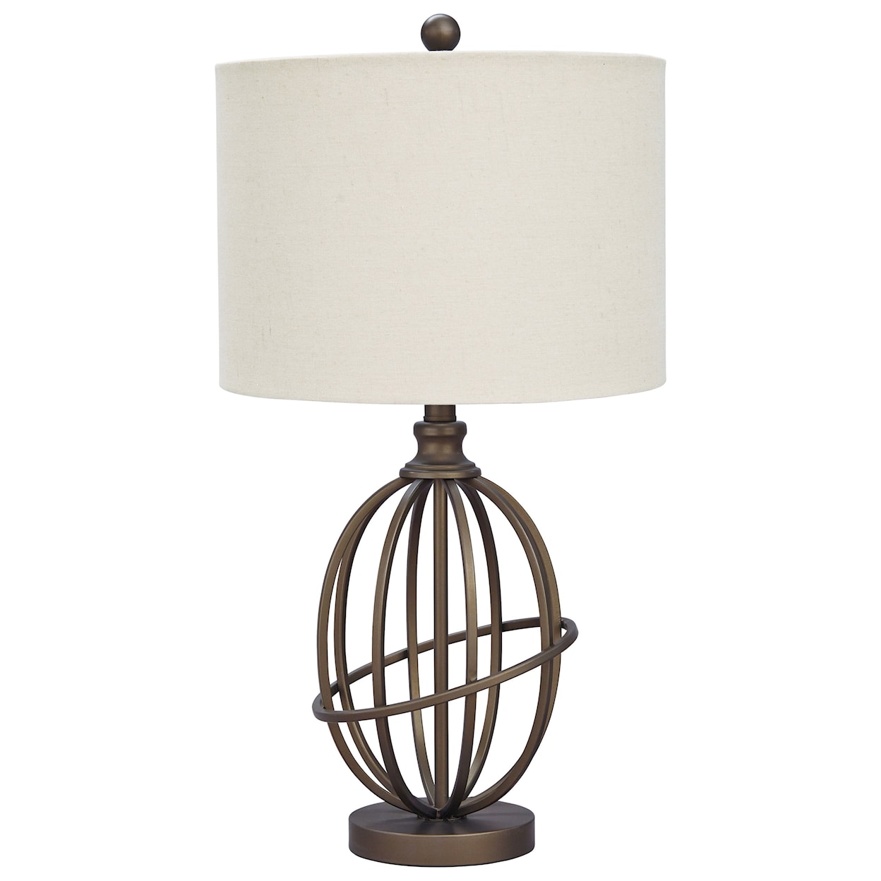 Signature Design by Ashley Lamps - Vintage Style Manase Bronze Finish Metal Table Lamp