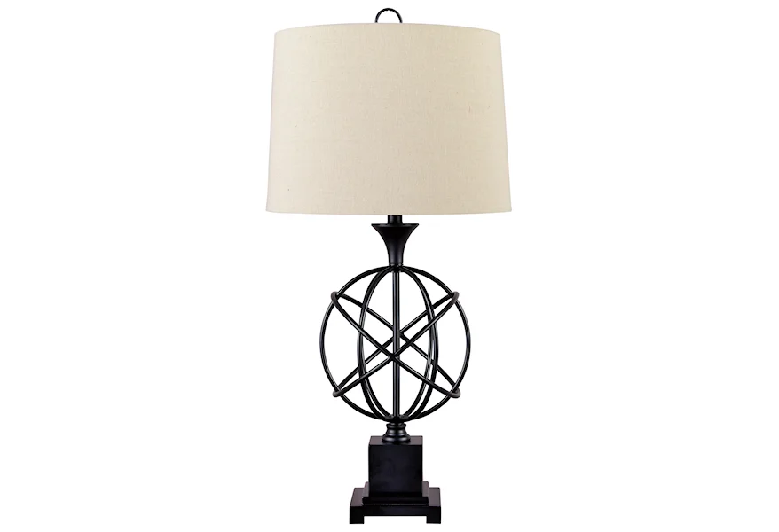 Lamps - Vintage Style Camren Black Metal Table Lamp by Signature Design by Ashley at Royal Furniture