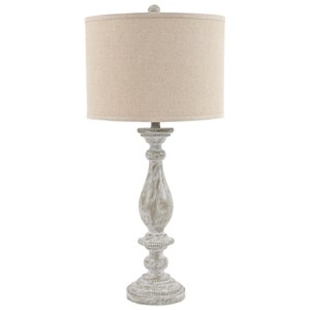 Bernadate Whitewash Table Lamp