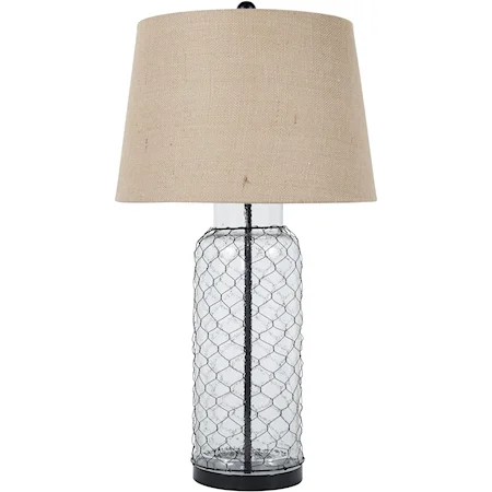 Glass Table Lamp 