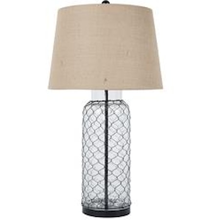 Glass Table Lamp 