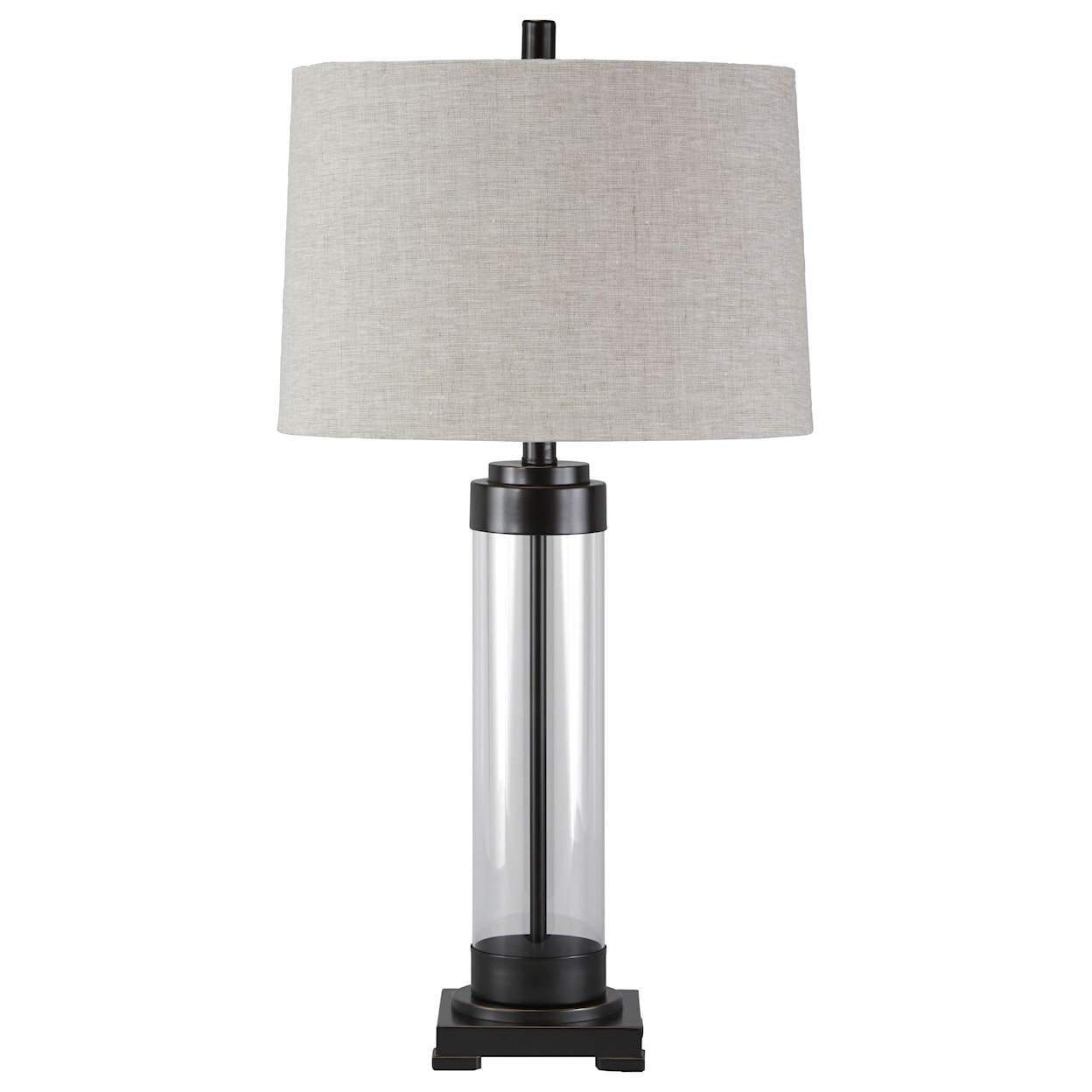 Signature Design by Ashley Lamps - Vintage Style Talar Glass Table Lamp