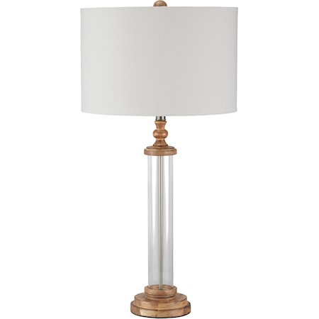 Tabby Glass Table Lamp