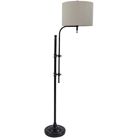 Anemoon Black Metal Floor Lamp