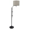 Ashley Signature Design Lamps - Vintage Style Anemoon Black Metal Floor Lamp