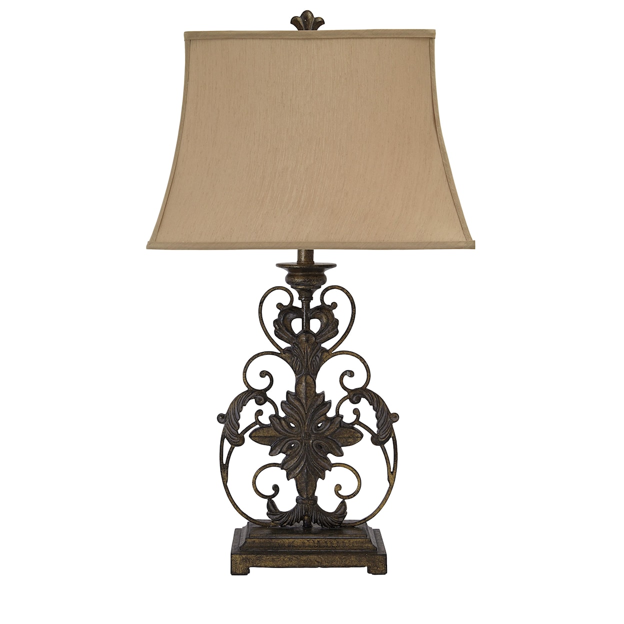 Signature Design by Ashley Lamps - Traditional Classics Metal Table Lamp 