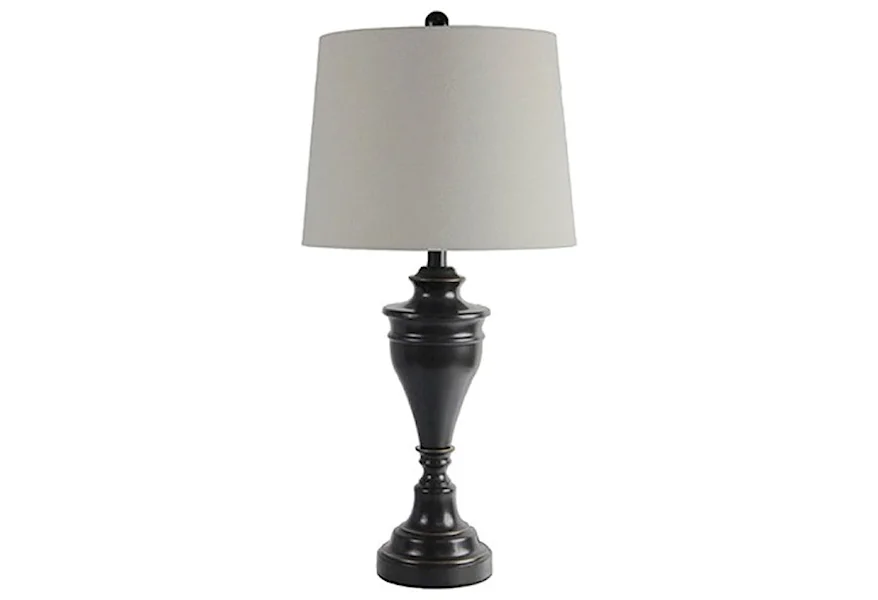 Lamps - Traditional Classics Set of 2 Darlita Metal Table Lamps by Ashley at Morris Home