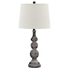 Ashley Signature Design Lamps - Traditional Classics Set of 2 Mair Antique Black Poly Table Lamps