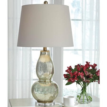Set of 2 Laraine Glass Table Lamps