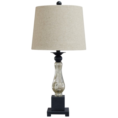 Set of 2 Stephan Glass Table Lamps