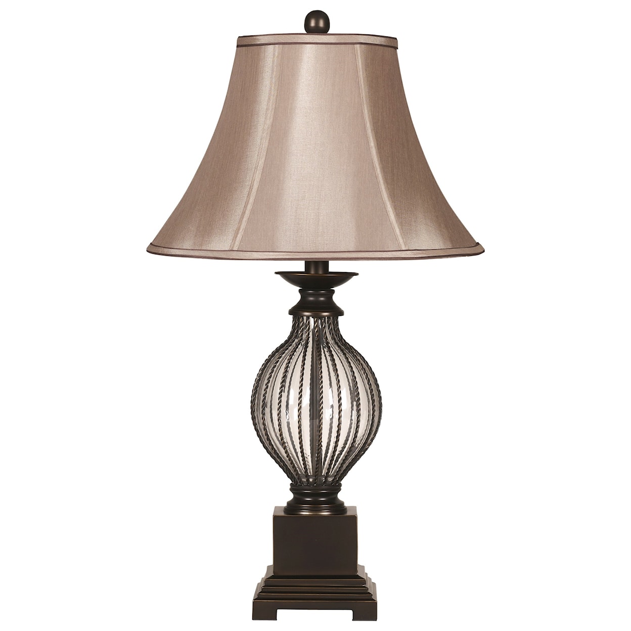 Signature Design by Ashley Lamps - Traditional Classics Set of 2 Ondreya Metal Table Lamps