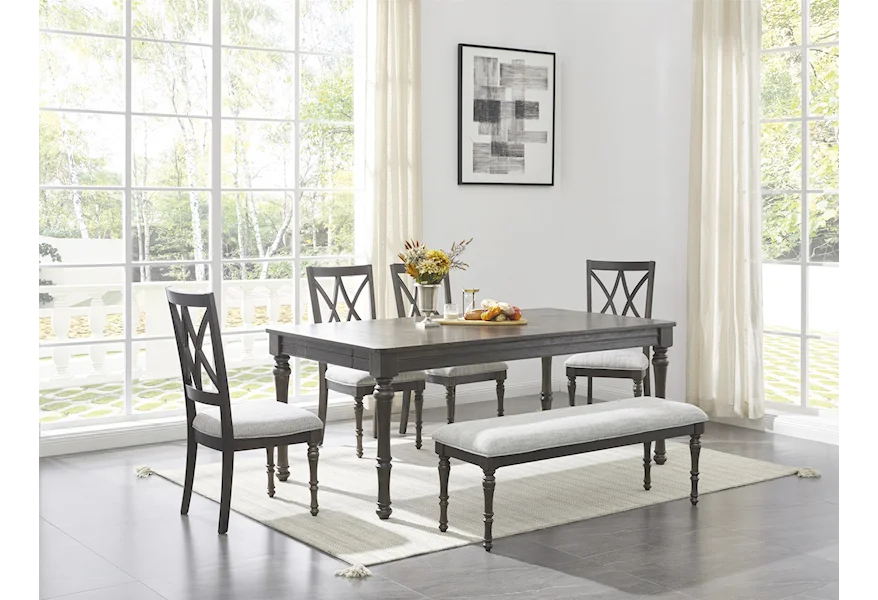 Lanceyard 6 Piece Dining Room Set by Signature Design by Ashley at Sam Levitz Furniture
