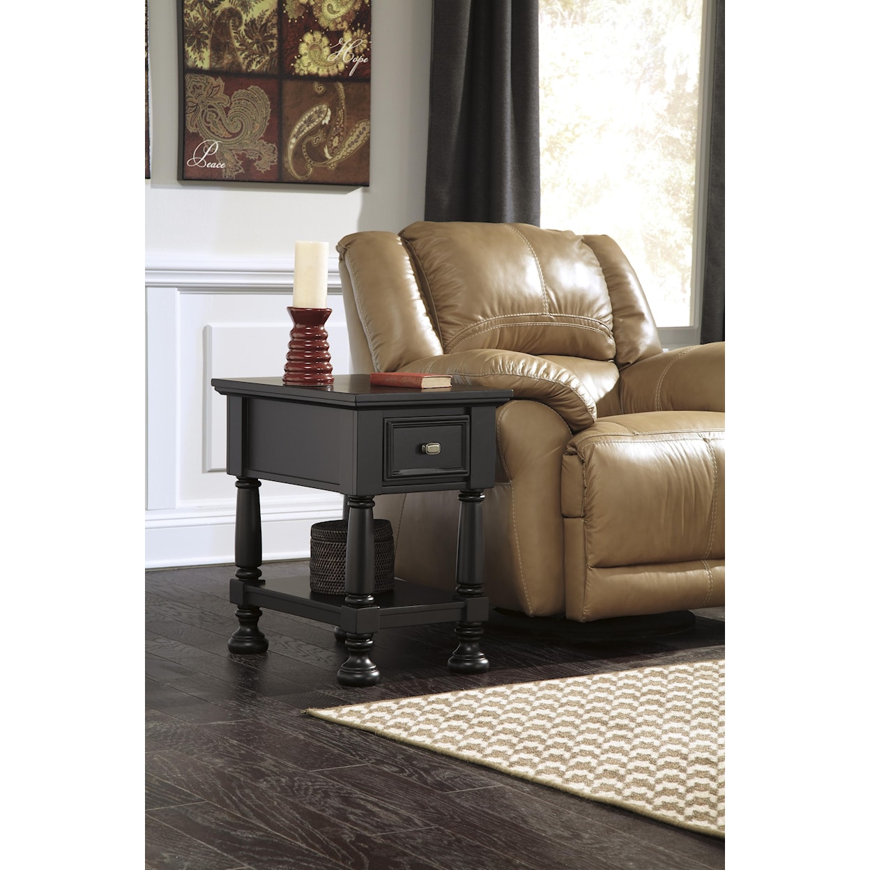 Ashley Furniture Signature Design Landiburg Chair Side End Table