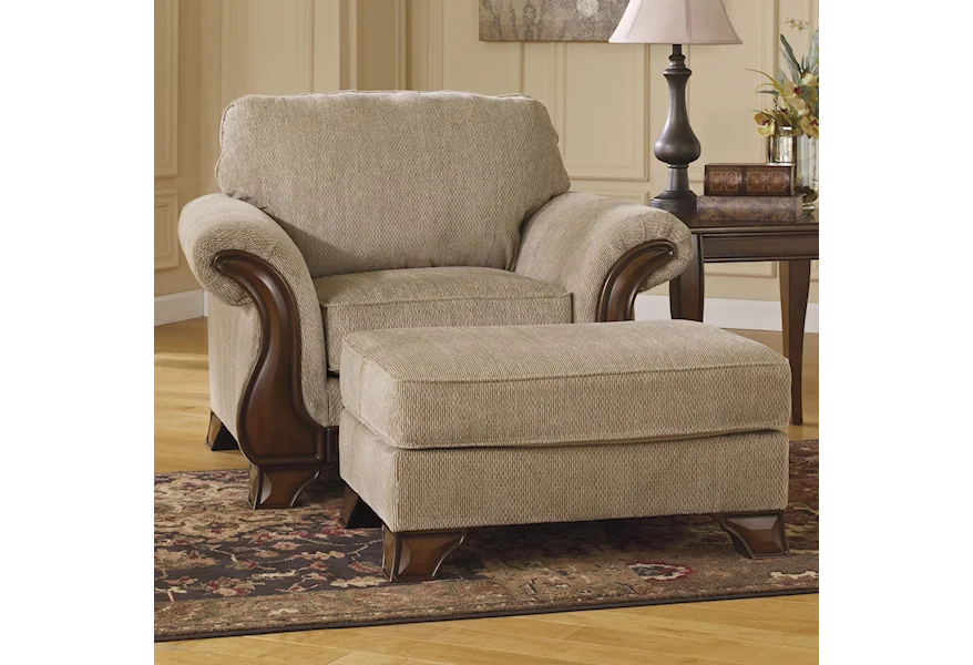 Lanett Chair & Ottoman by Signature Design by Ashley Furniture at Sam's Appliance & Furniture