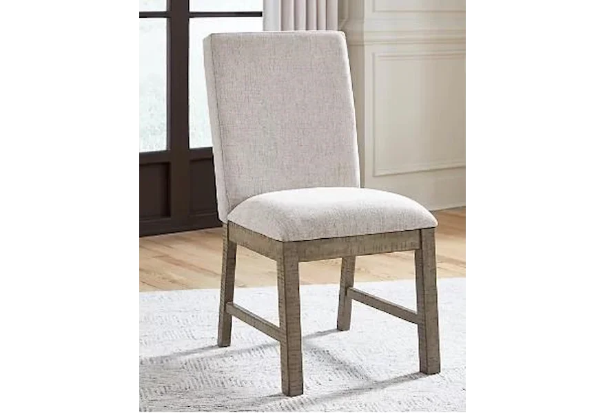 langford Langford Upholstered Side Chair by Ashley at Morris Home