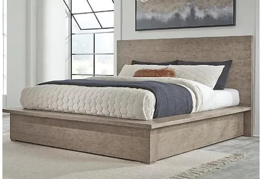 langford Langford King Panel Bed by Ashley at Morris Home