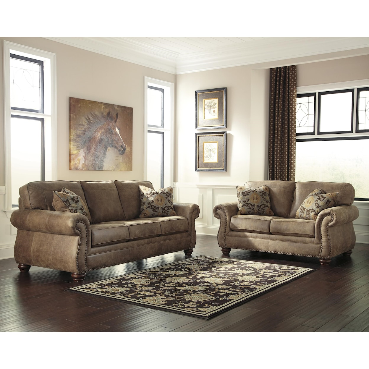 Signature Design by Ashley Larkinhurst Sofa, Loveseat and Recliner Set