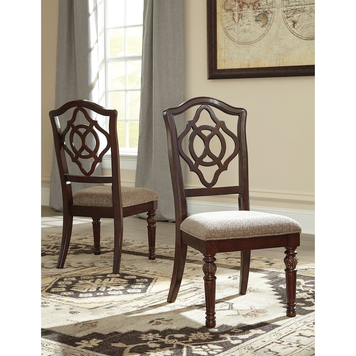 Ashley Furniture Signature Design Leahlyn Dining Upholstered Side Chair