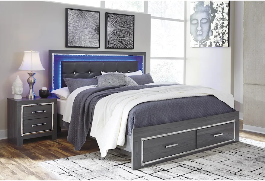 Lodanna Queen Upholstered Bed by Signature Design by Ashley at Sam Levitz Furniture