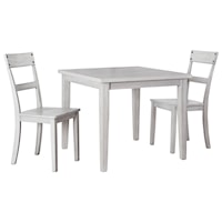 3-Piece Square Dining Table Set