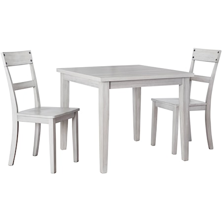 3-Piece Square Dining Table Set