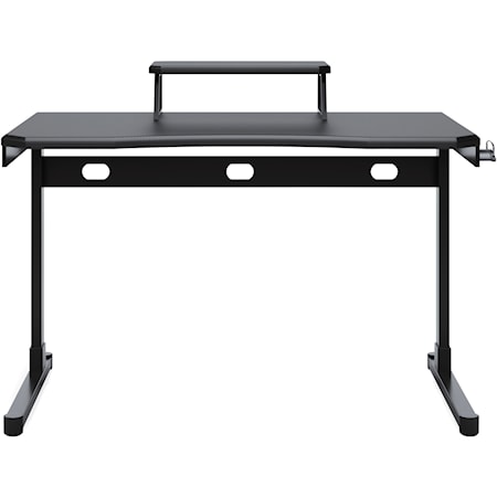Metal 48" Home Office Desk with Monitor Stand