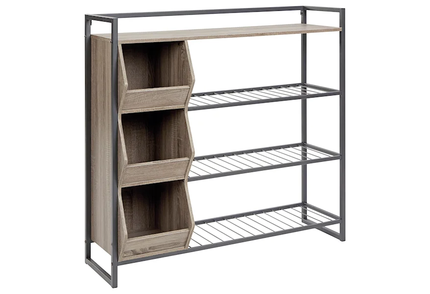 Maccenet Shoe Rack by Signature Design by Ashley at Zak's Home Outlet