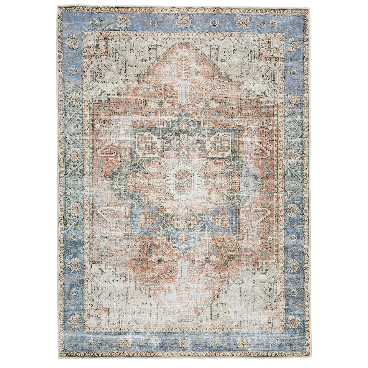 Signature Design by Ashley Machine Washable Rugs Hartton 5'2" x 7'1" Rug