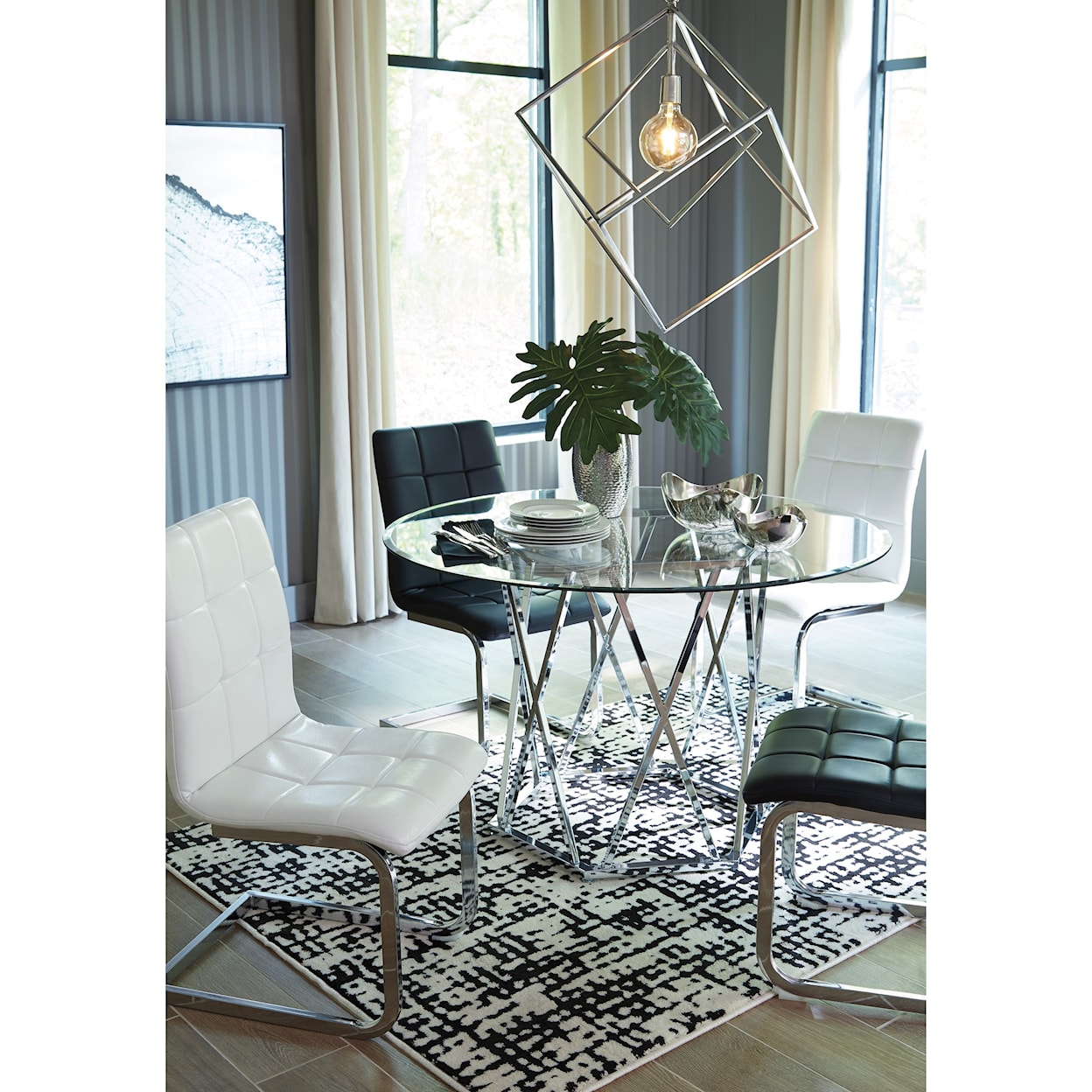 Signature Design by Ashley Madanere Round Dining Room Table