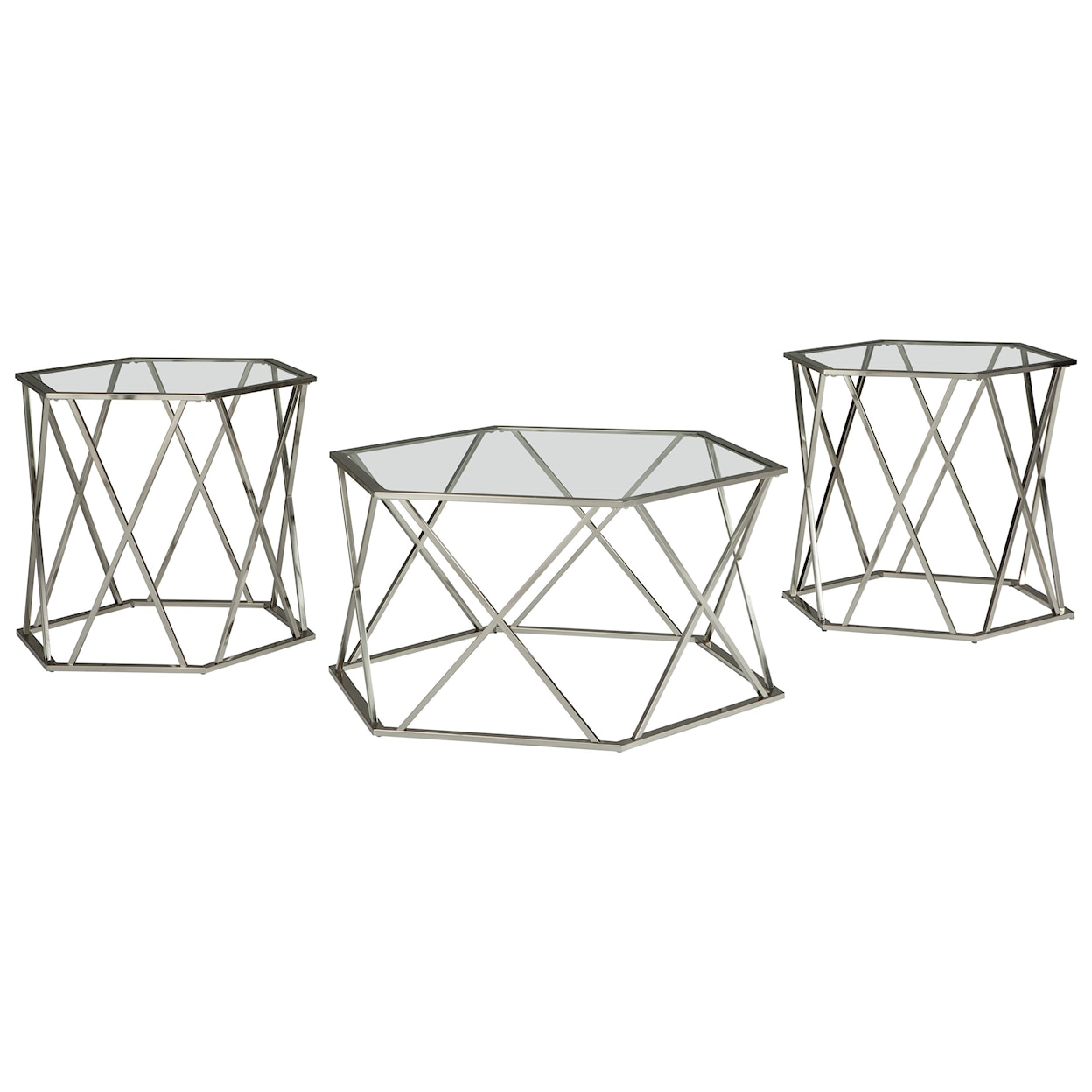 Signature Design by Ashley Furniture Madanere Occasional Table Set