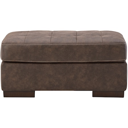 Ottoman with Tufted Top