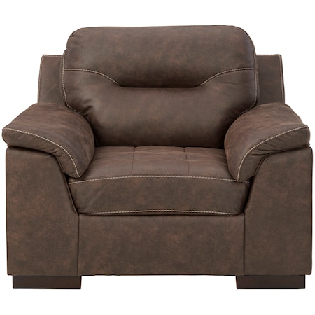 Faux Leather Chair