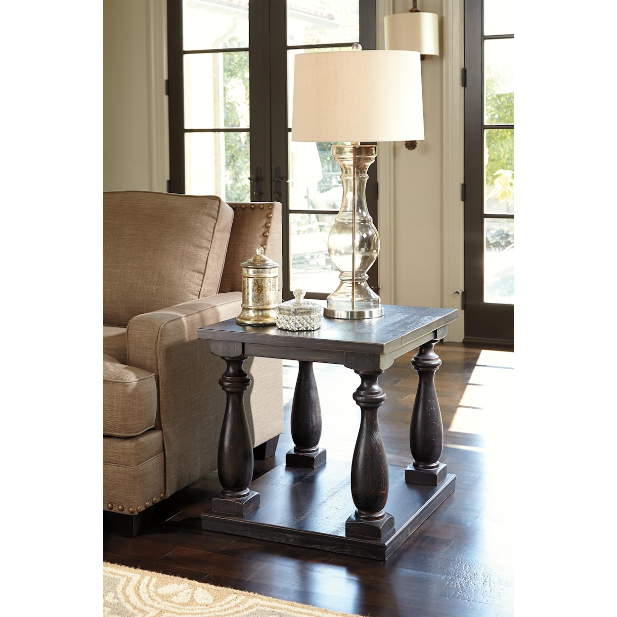 Signature Design by Ashley Furniture Mallacar Rectangular End Table