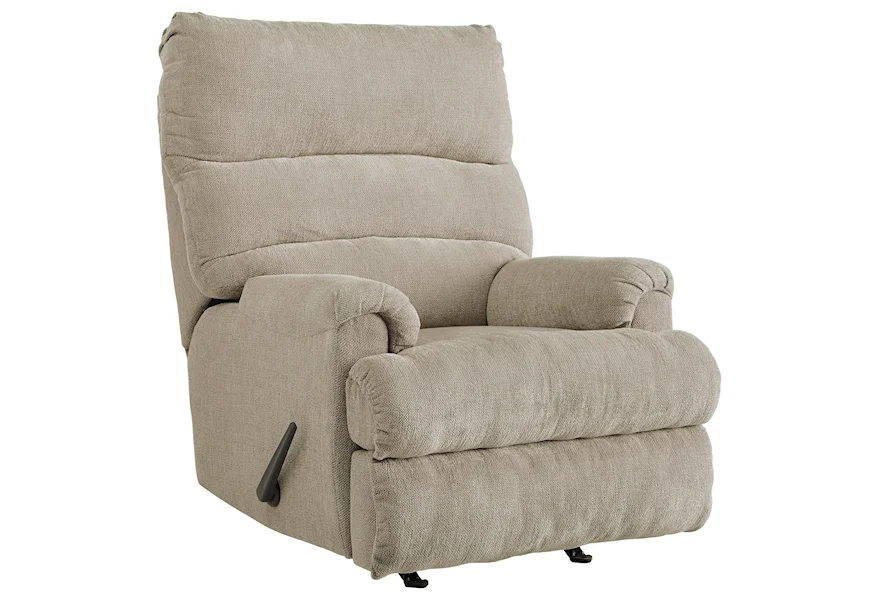 Man Fort Rocker Recliner by Ashley at Morris Home